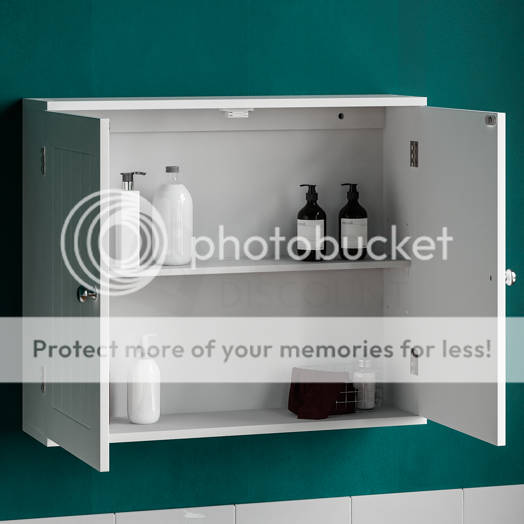 Bathroom Cupboard Tallboy Drawers Storage Furniture White